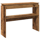 Console Table Old Wood 102x30x80 cm Engineered Wood 856626