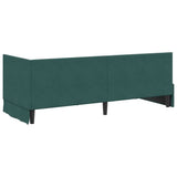 Corner Bed Frame Dark Green 80 cm x 200 cm Velvet 42016370