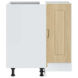 Kitchen Corner Base Cabinet Kalmar Sonoma Oak Engineered Wood 853510