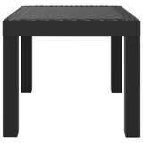 Garden Table Anthracite 59x47x40 cm PP 364727
