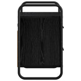 Hanging Bedside Cabinet Black Oak 40 x 30 x 50 cm 8013542