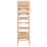Wine Rack 61.5x30x107.5 cm Solid Wood Pine 822541