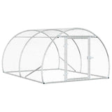 Chicken Coop Silver 200 x 150 x 100 cm Galvanised Steel 42042523