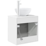 Wall-Mounted Sink Vanity White 49.5 x 41 x 64.5 cm 890392
