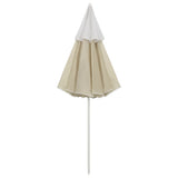 Beach Parasol Sand Yellow 300 cm 314715