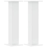 Speaker Stands 2 pcs White 30x30x95 cm Engineered Wood 852672