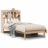 Bookcase Bed without Mattress 100x200 cm Solid Wood Pine 3321622