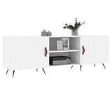 TV Cabinet White 150x30x50 cm Engineered Wood 829068
