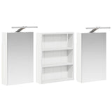 Bathroom Cabinet Set 3 pcs 100 x 10.5 x 50 cm Engineered wood 3403688