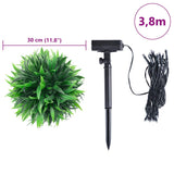 Artificial Boxwood Balls with LED Lights 2 pcs Green 30 cm 3335900