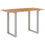 ZNTS Dining Table 118x58x76 cm Solid Acacia Wood 286479