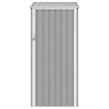 Garden Shed Grey Galvanised Steel 87x98x159 cm Garden Shed 46290