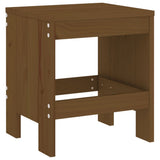 Garden Stools 2 pcs Honey Brown 40x36x45 cm Solid Wood Pine 825341