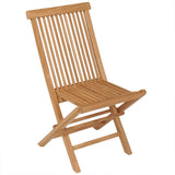 3059583 5 Piece Garden Dining Set Solid Teak Wood