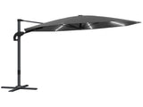 3 Cantilever Garden Parasol with Solar Powered Lights, Crank Handle & Cross Base, UPF 50, 360&deg T3398P323816
