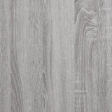 ZNTS Console Table Grey Sonoma 89.5x28x76 cm Engineered Wood 833386