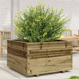 Garden Planter 80x80x49.5 cm Impregnated Wood Pine 3282533