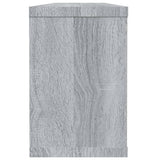 Wall Cube Shelves 6 pcs Grey Sonoma 60x15x23 cm Engineered Wood 815929