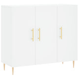 Sideboard White 90x34x80 cm Engineered Wood 828092