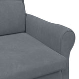 Armchair Dark grey 76 x 94 x 102 cm Velvet 42009858