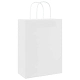 ZNTS Paper Bags 250 pcs with Handles White 26x12x35 cm 4101618