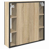 Mirror Cabinet Sonoma Oak 60 x 16 x 60 cm Engineered Wood 868040