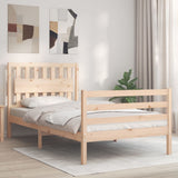 Bed Frame without Mattress 100x200 cm Solid Wood 3194301