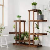 Flower Stand 95x25x96 cm Solid Wood Fir 362861