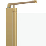 Shower Enclosure Gold 120 x 68 x 130 cm ESG Glass and Aluminium 42018538