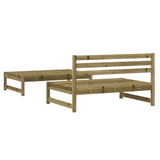 2 Piece Garden Lounge Set Impregnated Wood Pine 825729