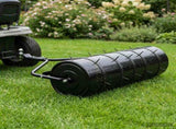 Garden Lawn Roller Pull with Aerator Clamps 30 x 90 cm Steel 3422170