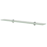 Floating Shelves 2 pcs Glass 80x20 cm 8 mm 3051539