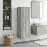 Wall-mounted Bathroom Cabinet Grey Sonoma 33 x 34.5 x 100 cm 890658