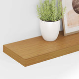 Wall Shelf 4 pcs Beige 120 x 23.5 x 4 cm Engineered Wood 42020000