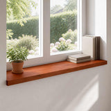 Window Sills 2 pcs Brown 80x 40 x 2 cm Solid Beech Wood 42048280
