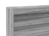Storage Headboard with Shelf Grey Sonoma 160 cm Engineered Wood 3335506