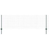 Welded Wire Fence 10 x 0.8 m PVC-Coated Steel Green 3335982