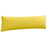 Sofa Pillows 2 pcs Light Yellow 145 x 40 cm Fabric 42013834