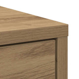 Sideboard with Drawer Artisan Oak 80x34x76 cm Engineered Wood 861543