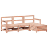 ZNTS 4 Piece Garden Sofa Set Solid Wood Douglas Fir 3250794