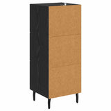 Sideboard Black oak 34 x 34.5 x 90 cm Engineered wood 881578