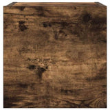 Wall Mounted TV Cabinet 4 pcs Smoked Oak 30.5x30x30 cm 815137