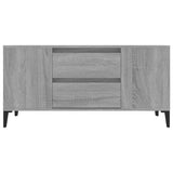 TV Cabinet Grey Sonoma 102x44.5x50 cm Engineered Wood 819610