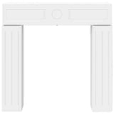 Fireplace Surround White 102 x 18 x 100.5 cm Engineered Wood 8006606