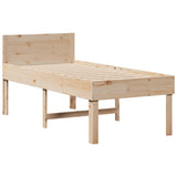 Bed Frame without Mattress 90x200 cm Solid Wood Pine 3309746