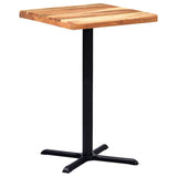 Bistro Table Leg Black 76x76x107 cm Cast Iron 325432