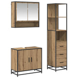 Bathroom Furniture Set 3 pcs Artisan Oak Engineered Wood 3402519