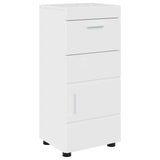 Bathroom Furniture Set TULUM 4 pcs High Gloss White 3398048