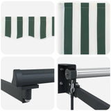 Manual Retractable Awning with LEDs 5 x 3 m 3419511
