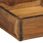 ZNTS Trays 4 pcs 31x29x10 cm Solid Wood Reclaimed 4019616